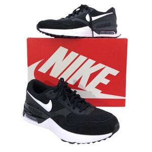 Nike Boys Youth Air Max Systm (GS) Black White Sneakers Shoes 5.5Y